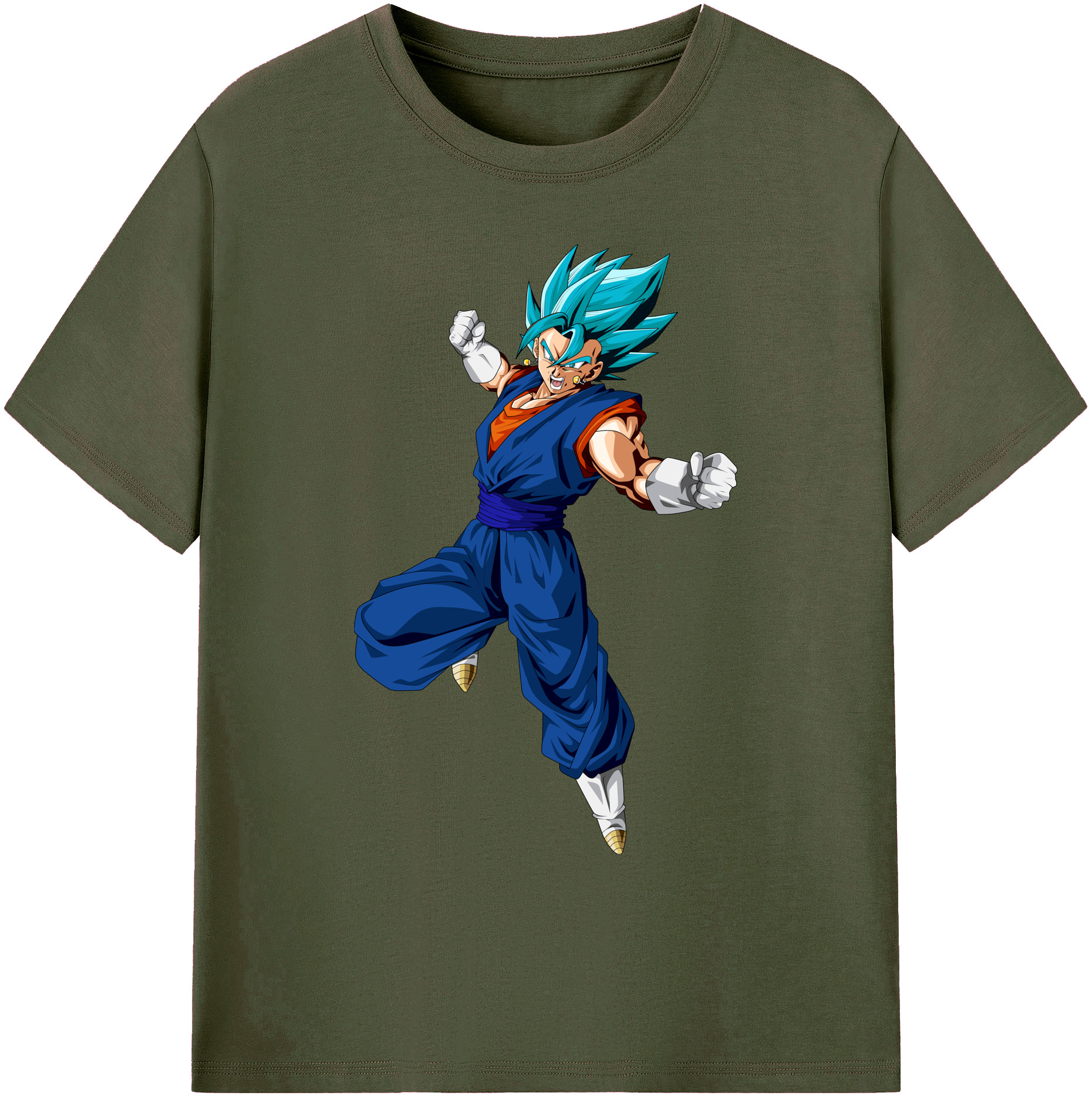 （画像用） ドラゴンボール ベジット DRAGON BALL Vegetto 綿100％ メンズ半袖Tシャツ｜肌触りやわらか＆通気性